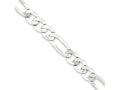 FJC Finejewelers 18 Inch Sterling Silver 9.5mm Polished Flat Figaro Chain Necklace