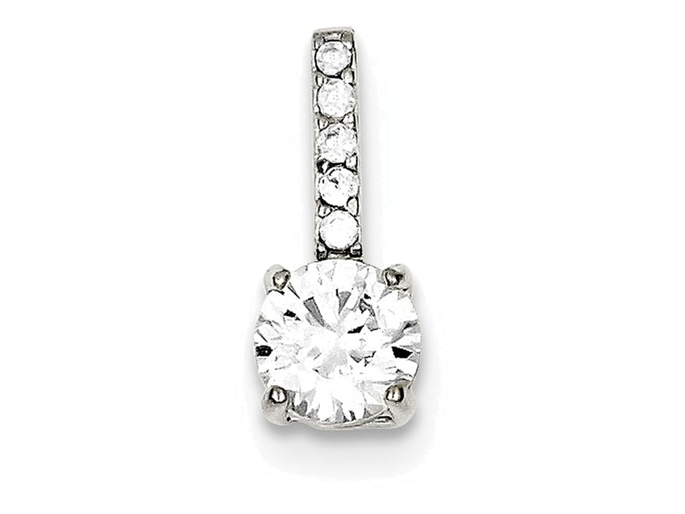 FJC Finejewelers Sterling Silver Cubic Zirconia Pendant Necklace - Chain Included