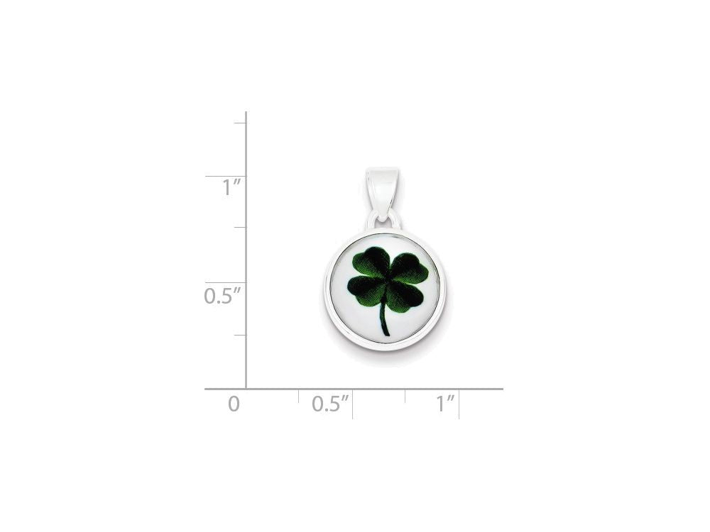 FJC Finejewelers Sterling Silver 4 Leaf Clover Pendant Necklace - Chain Included