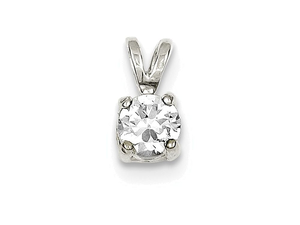 FJC Finejewelers Sterling Silver Cubic Zirconia Pendant Necklace - Chain Included