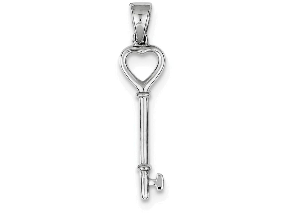 FJC Finejewelers Sterling Silver Key Pendant Necklace - Chain Included
