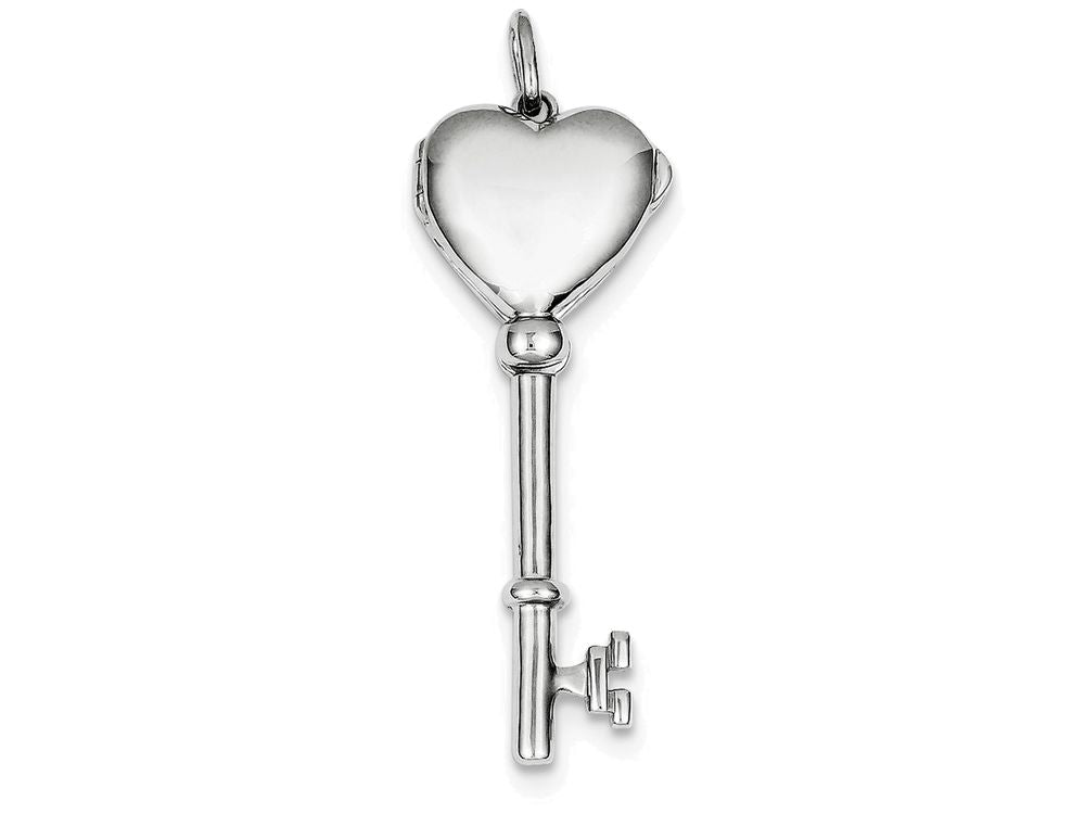 FJC Finejewelers Sterling Silver Locket Key Pendant Necklace - Chain Included