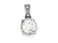 FJC Finejewelers Sterling Silver Cubic Zirconia Pendant Necklace - Chain Included