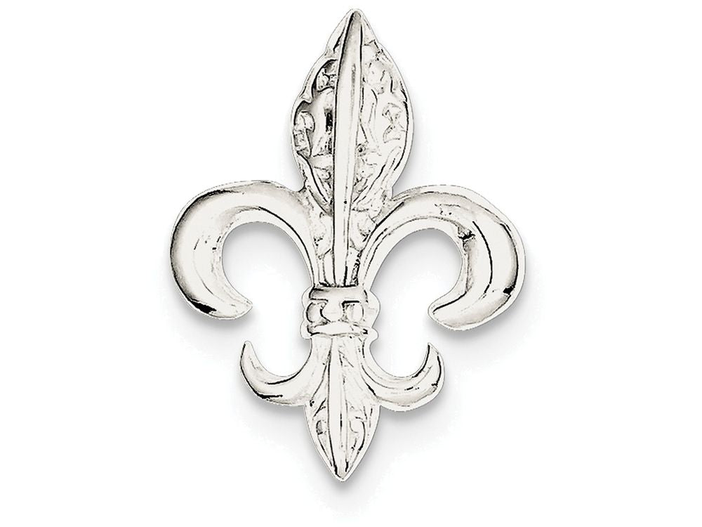 FJC Finejewelers Sterling Silver Fleur De Lis Slide