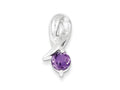 FJC Finejewelers Sterling Silver Amethyst Pendant Necklace - Chain Included