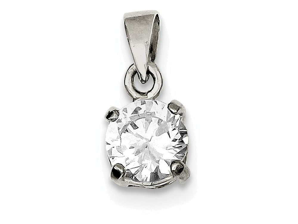 FJC Finejewelers Sterling Silver Cubic Zirconia Pendant Necklace - Chain Included