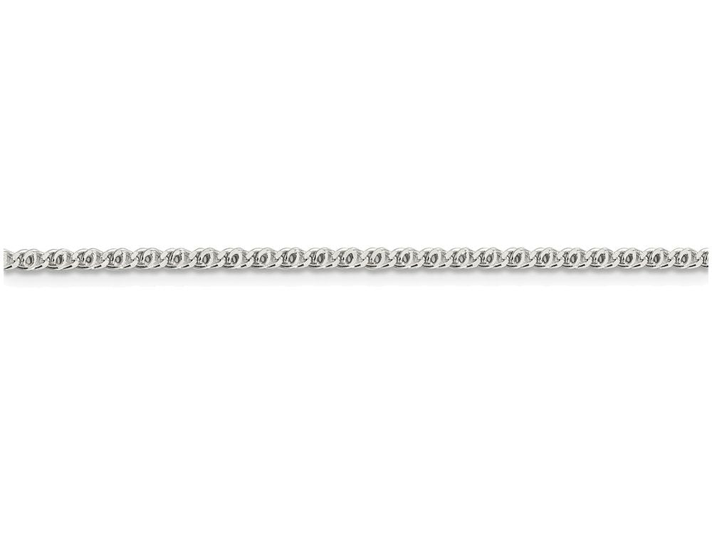 FJC Finejewelers Sterling Silver 2mm Fancy Anchor Pendant Necklace Ankle Bracelet Chain - Chain Included