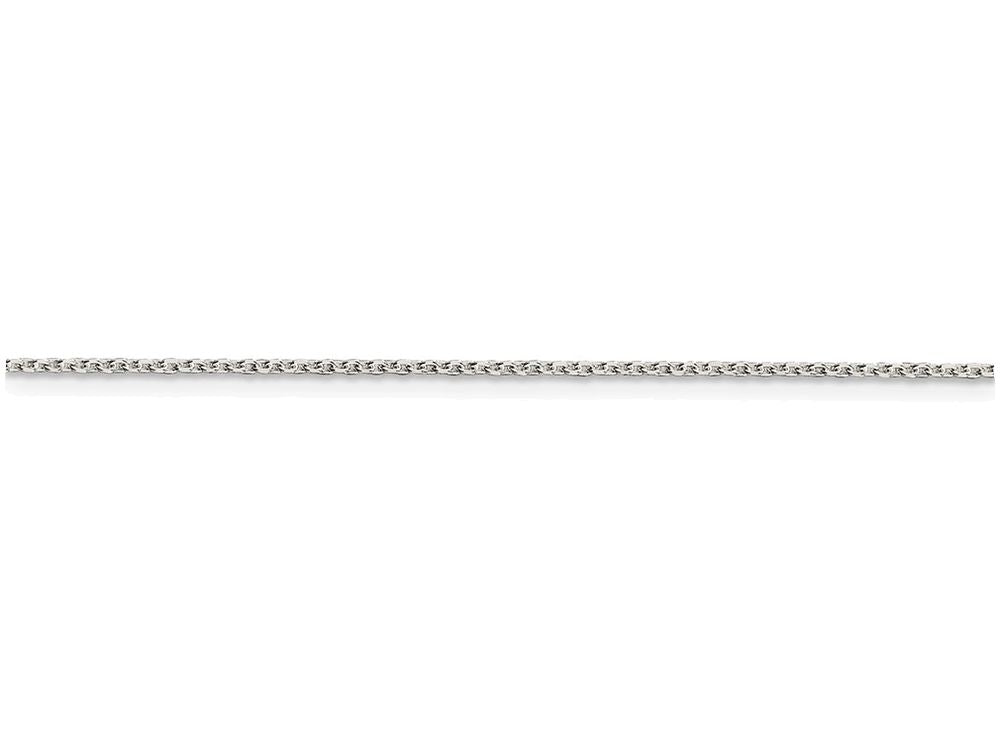 FJC Finejewelers 16 Inch Sterling Silver 1.2mm bright-cut Fancy Chain Necklace