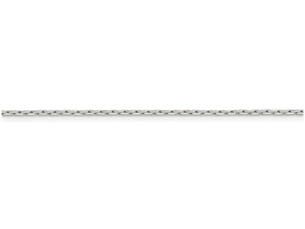 FJC Finejewelers 16 Inch Sterling Silver 1mm Round Box Chain Necklace