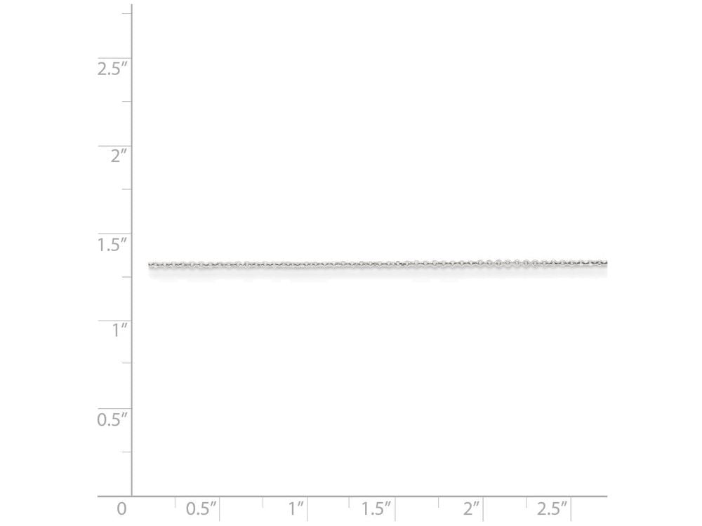 FJC Finejewelers 16 Inch Sterling Silver 0.5mm 8 Sided bright-cut Cable Chain Necklace