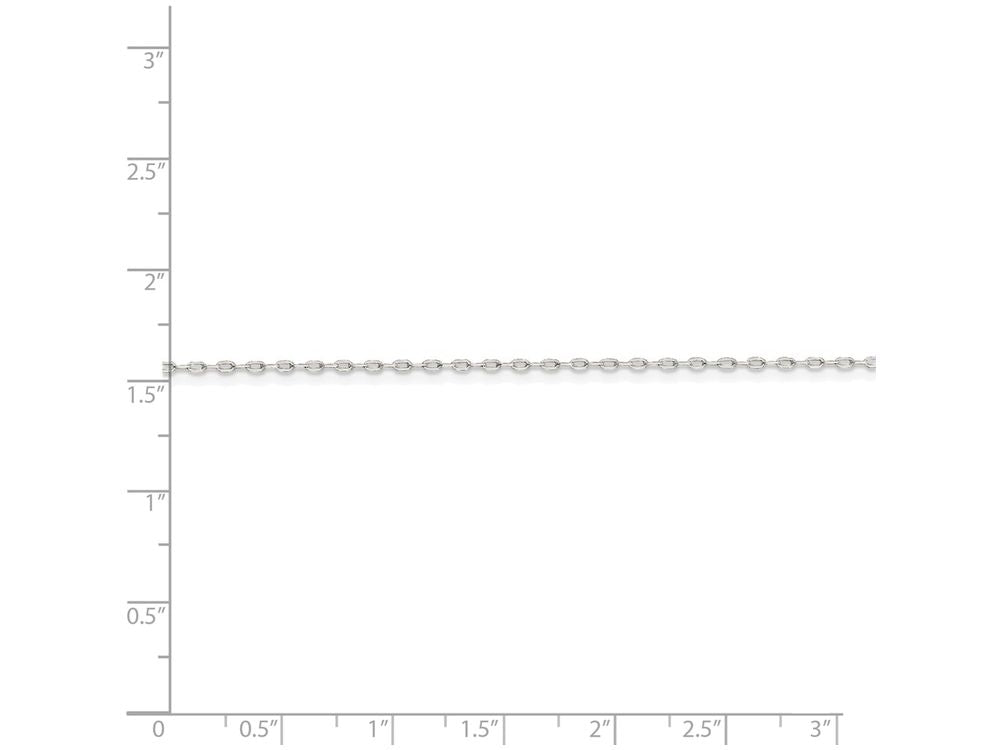 FJC Finejewelers 16 Inch Sterling Silver 1mm Cable Chain Necklace