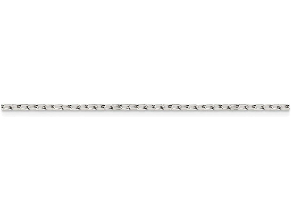 FJC Finejewelers 16 Inch Sterling Silver 1.1mm 8 Sided bright-cut Cable Chain Necklace