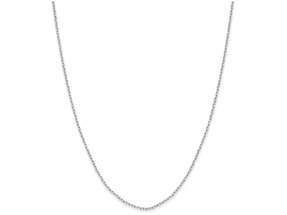 FJC Finejewelers 16 Inch Sterling Silver 1.1mm 8 Sided bright-cut Cable Chain Necklace