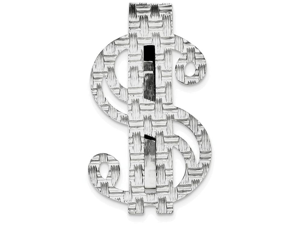 FJC Finejewelers Sterling Silver Dollar Sign Money Clip