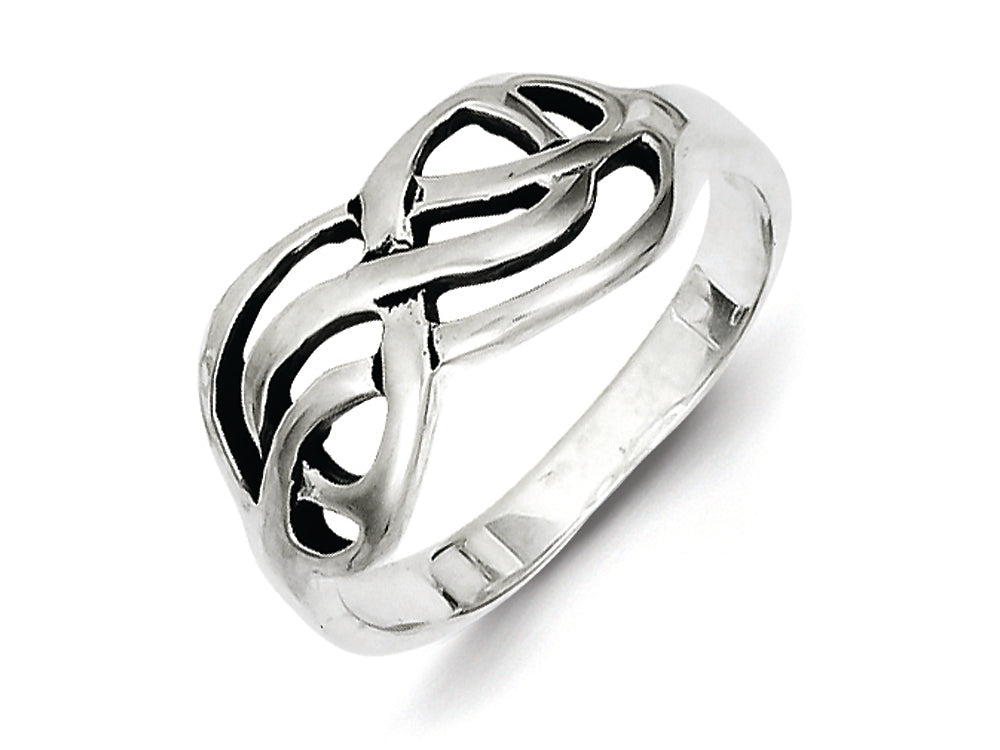 FJC Finejewelers Sterling Silver Antiqued Knot Ring