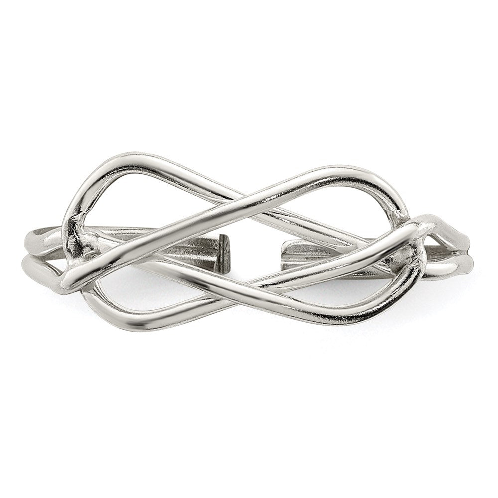 FJC Finejewelers Sterling Silver Infinity Solid Toe Ring