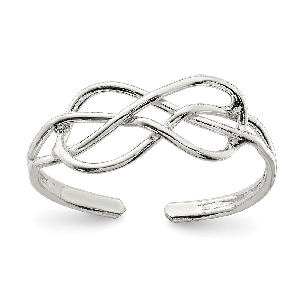 FJC Finejewelers Sterling Silver Infinity Solid Toe Ring