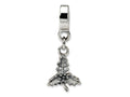 Reflections Sterling Silver Holly Leaf Dangle Bead / Charm