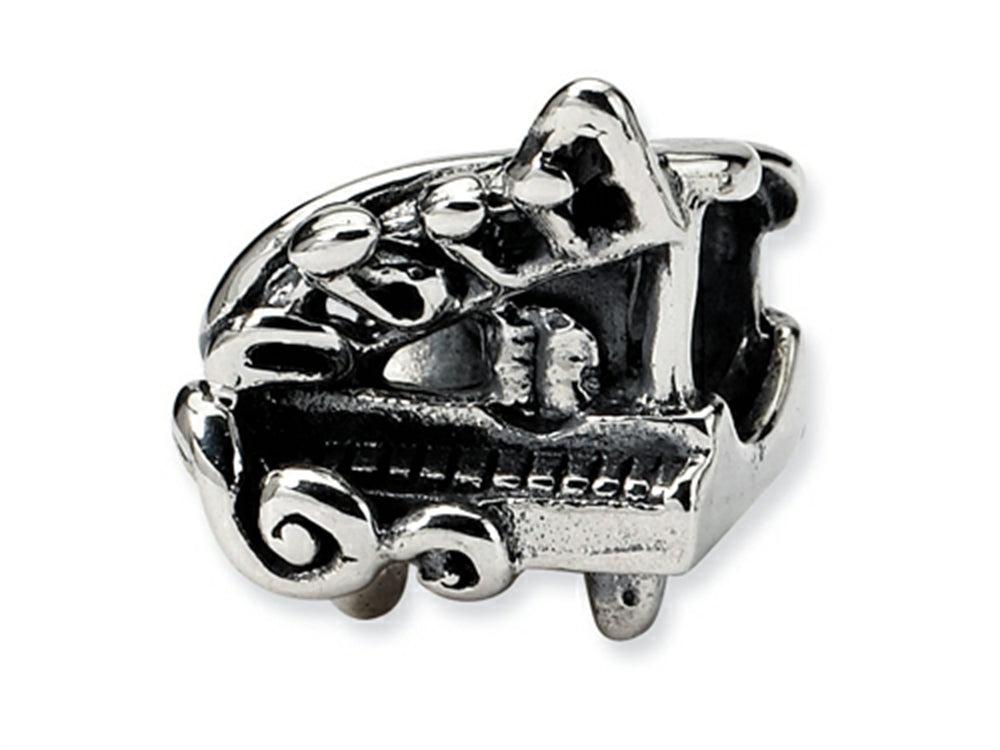 Reflections Sterling Silver Baby Grand Piano Bead / Charm