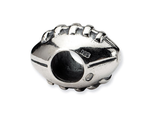 Reflections Sterling Silver Football Bead / Charm