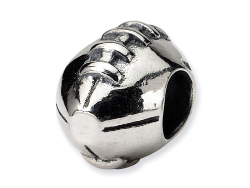 Reflections Sterling Silver Football Bead / Charm