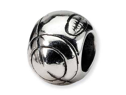 Reflections Sterling Silver Football Bead / Charm