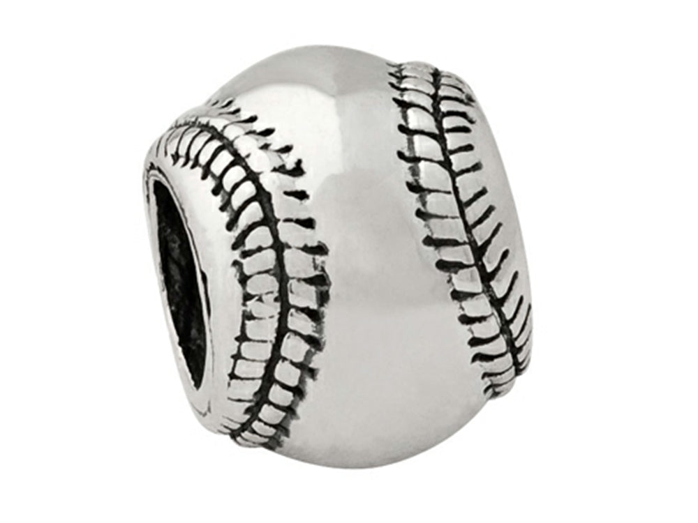 Reflections Sterling Silver Baseball Bead / Charm