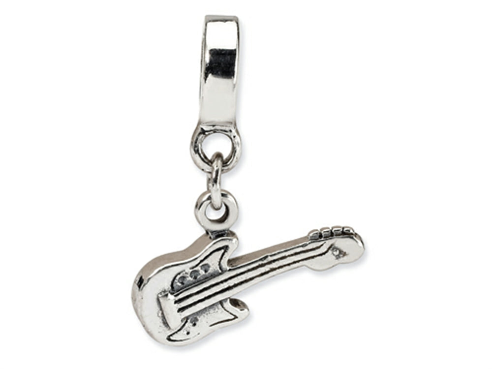 Reflections Sterling Silver Electric Guitar Bead / Charm