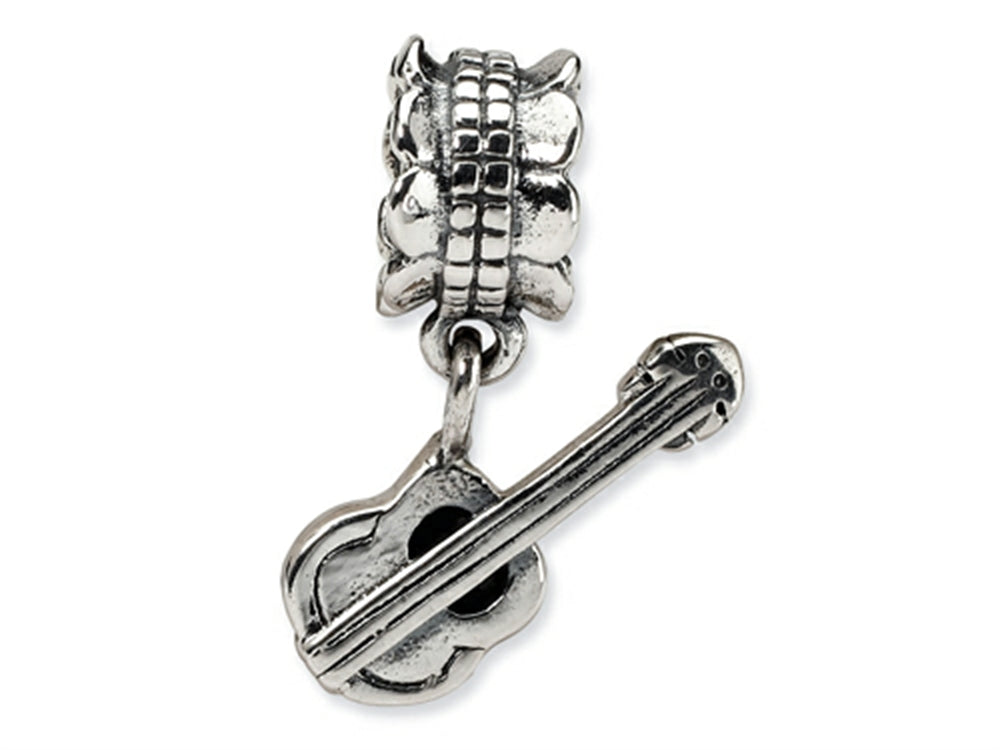 Reflections Sterling Silver Guitar Bead / Charm