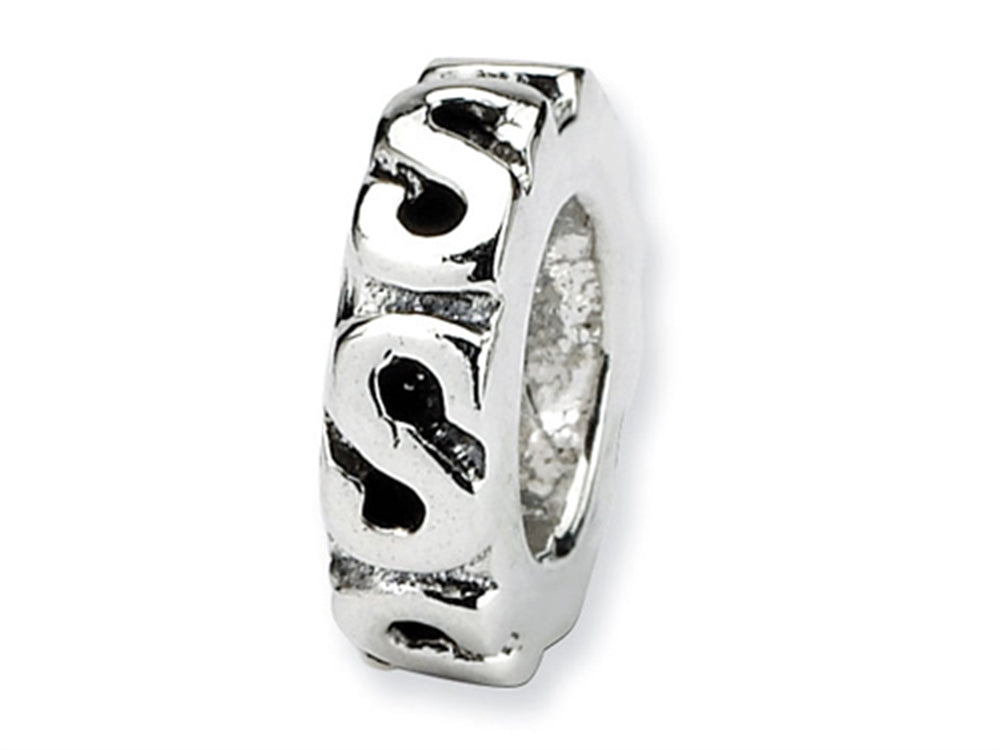 Reflections Sterling Silver Swirl Spacer Bead / Charm