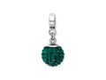 Reflections Sterling Silver May Preciosa Crystal Ball Dangle Bead / Charm