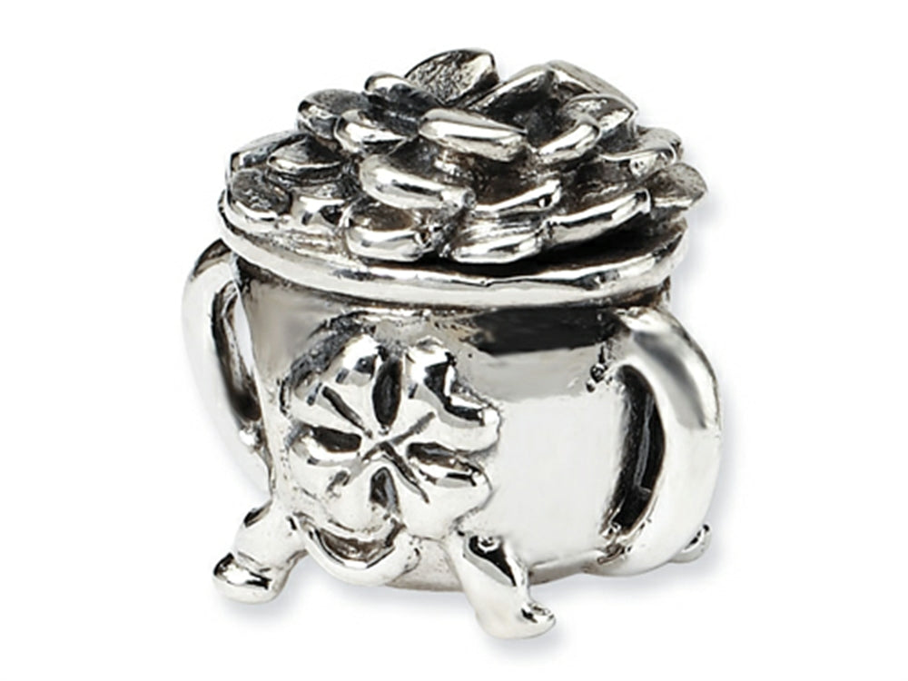Reflections Sterling Silver Pot-of-Gold Bead / Charm