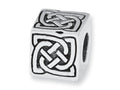 Reflections Sterling Silver Celtic Block Bead / Charm