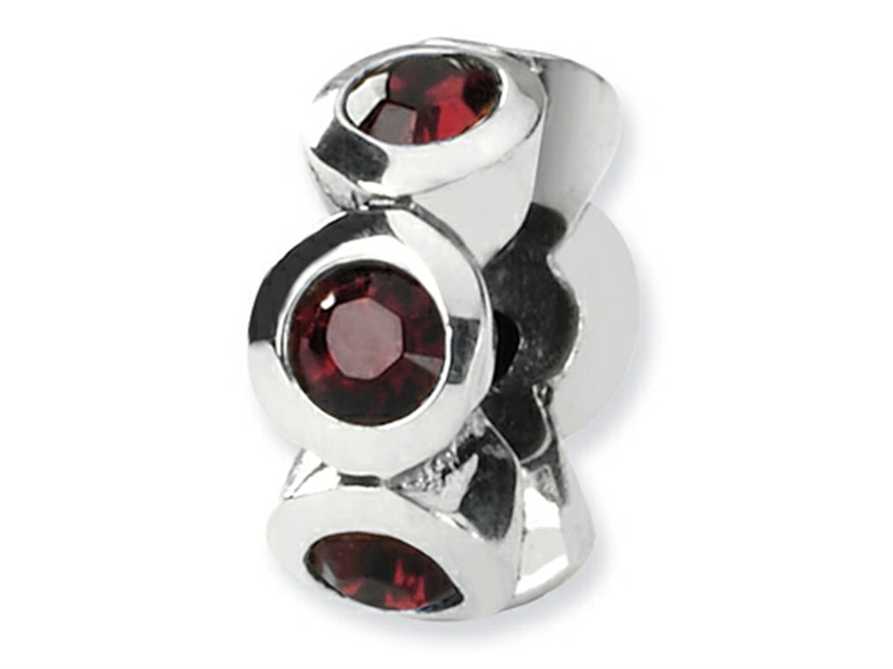 Reflections Sterling Silver June Preciosa Crystal Birth Month Bead / Charm