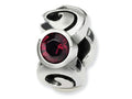 Reflections Sterling Silver January Preciosa Crystal Birth Month Bead / Charm