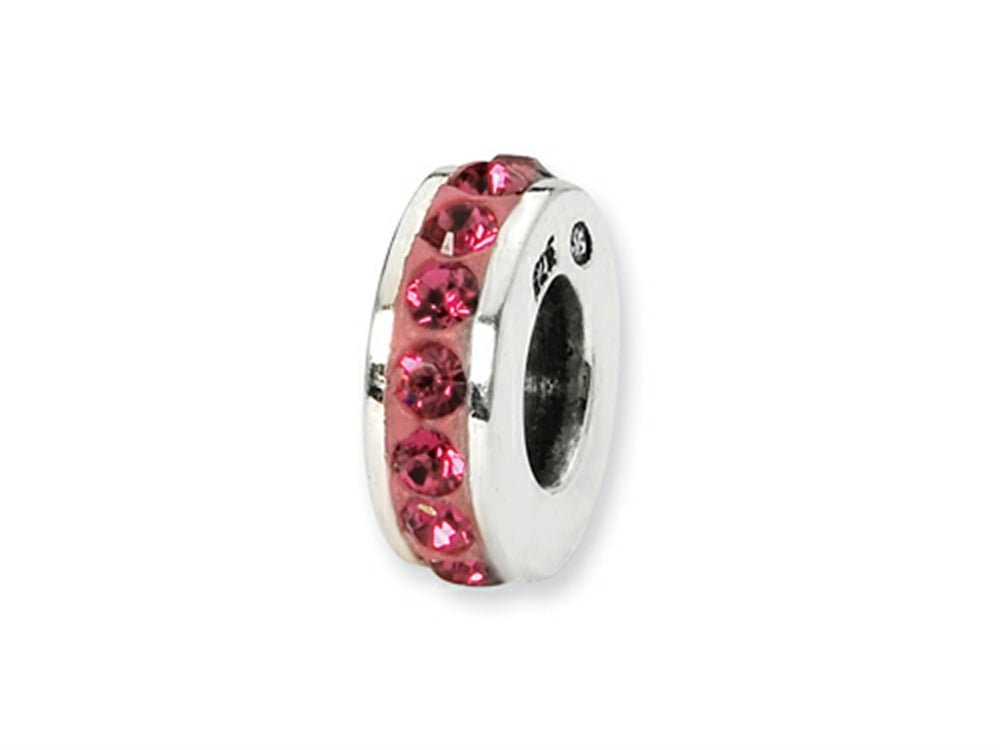 Reflections Sterling Silver July Single Row Preciosa Crystal Bead / Charm