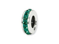Reflections Sterling Silver May Single Row Preciosa Crystal Bead / Charm
