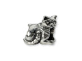 Reflections Sterling Silver Exotic Shorthair Cat Bead / Charm