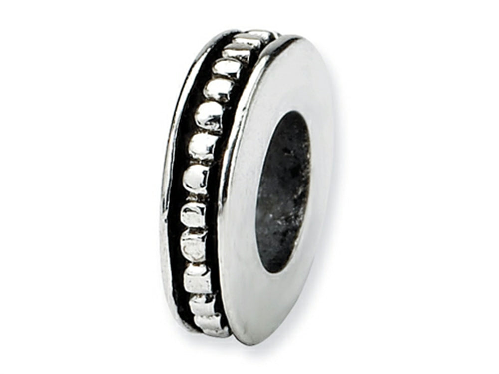 Reflections Sterling Silver Notched Spacer Bead / Charm