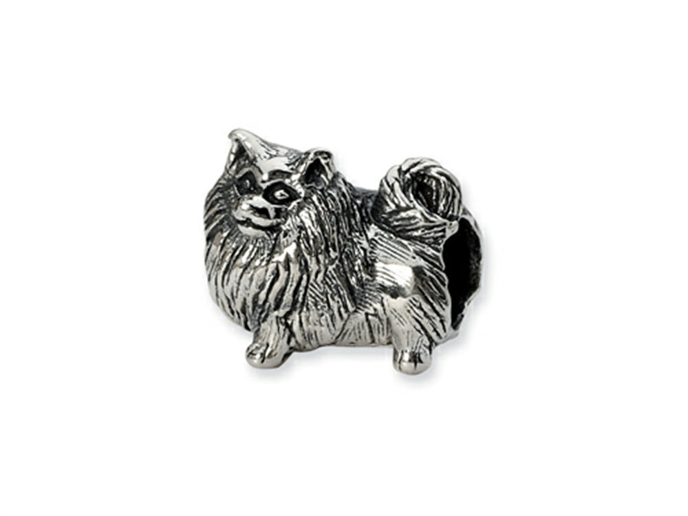 Reflections Sterling Silver Pomeranian Bead / Charm