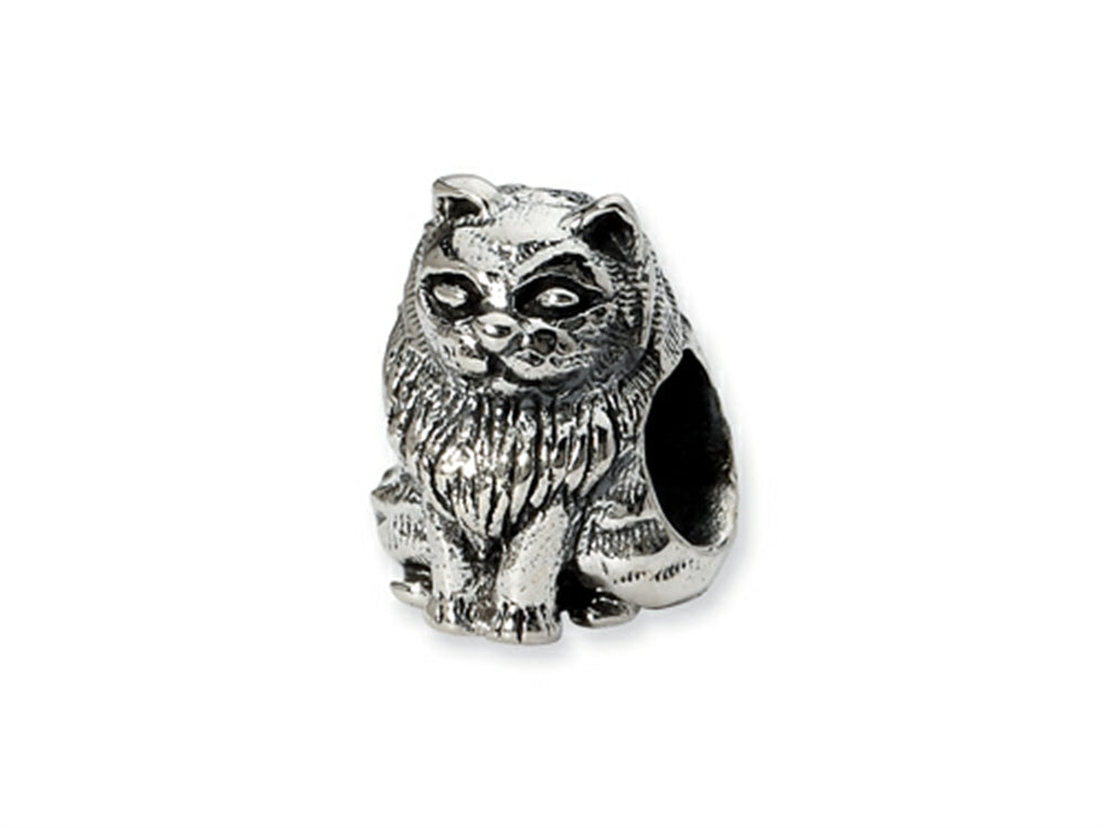 Reflections Sterling Silver Birman Cat Bead / Charm
