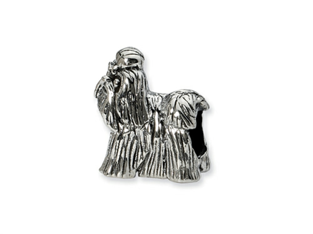 Reflections Sterling Silver Shih Tzu Bead / Charm