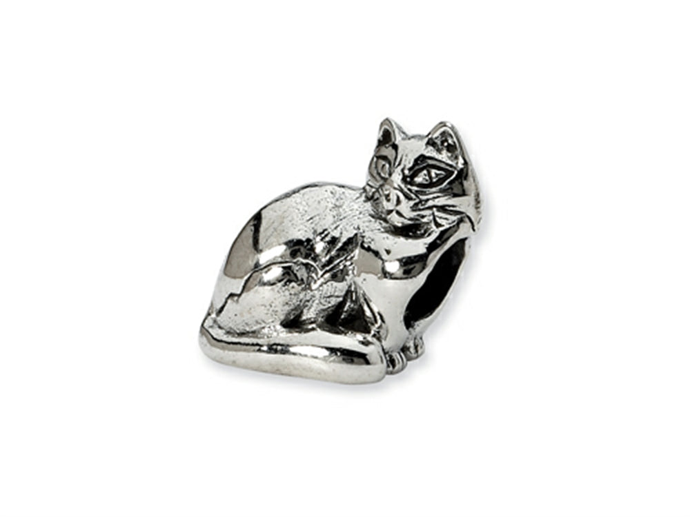 Reflections Sterling Silver Ragdoll Cat Bead / Charm