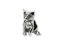 Reflections Sterling Silver Abyssinian Cat Bead / Charm