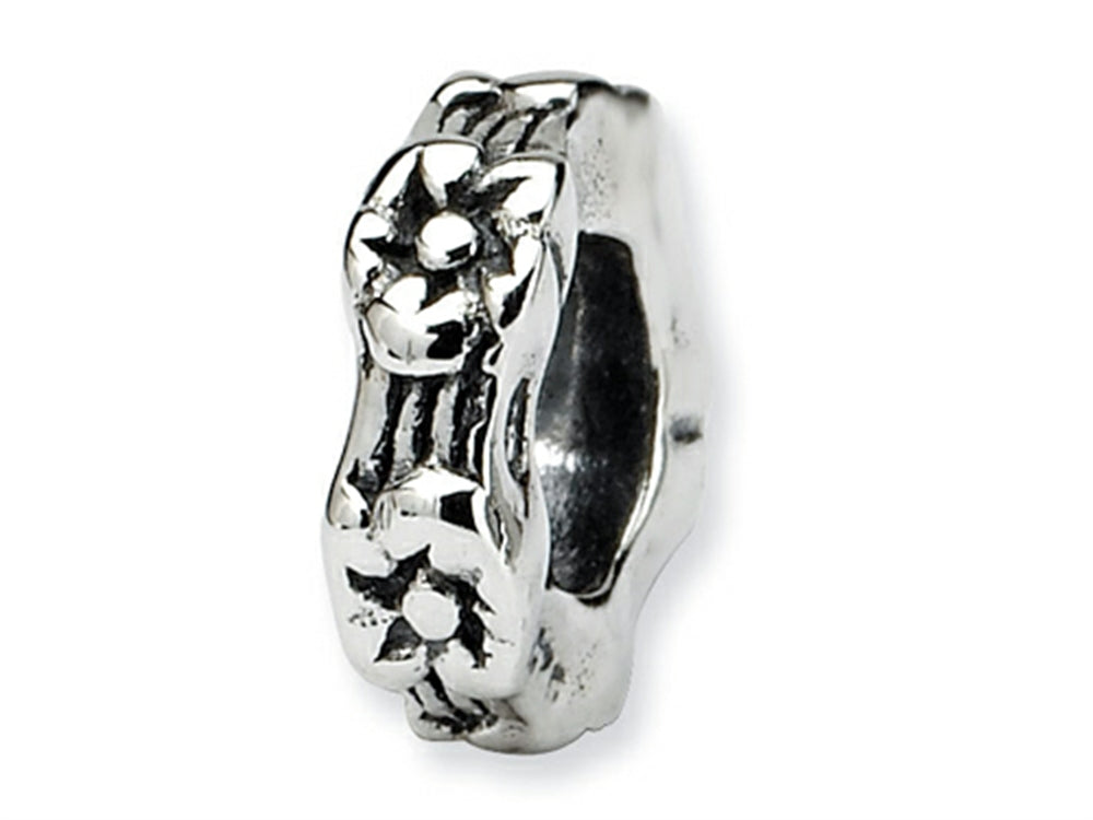 Reflections Sterling Silver Floral Spacer Bead / Charm