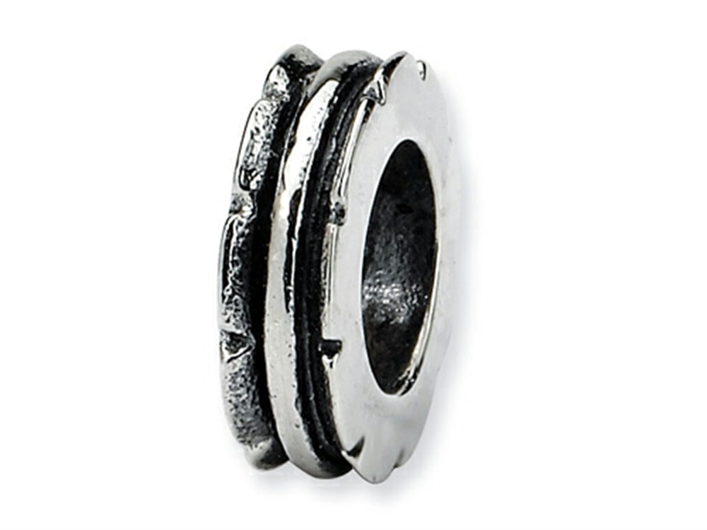 Reflections Sterling Silver Grooved Spacer Bead / Charm