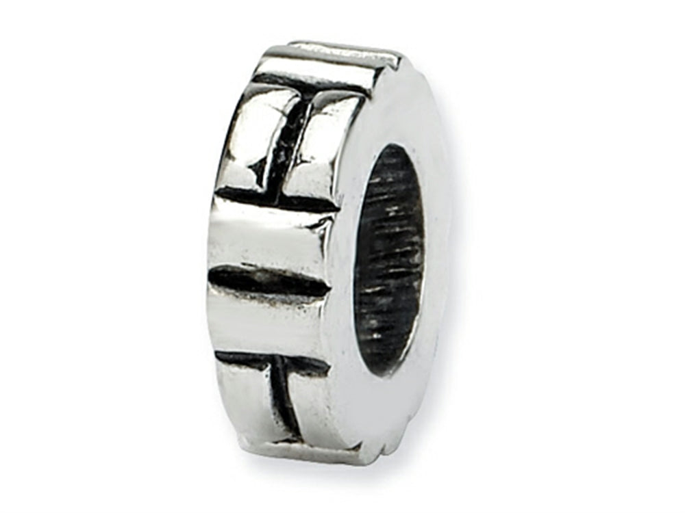 Reflections Sterling Silver Notched Spacer Bead / Charm