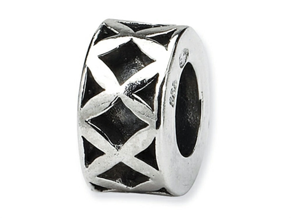 Reflections Sterling Silver X Spacer Bead / Charm