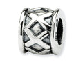 Reflections Sterling Silver X Bali Bead / Charm