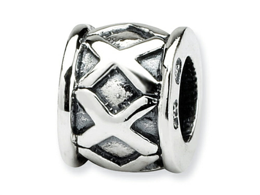 Reflections Sterling Silver X Bali Bead / Charm